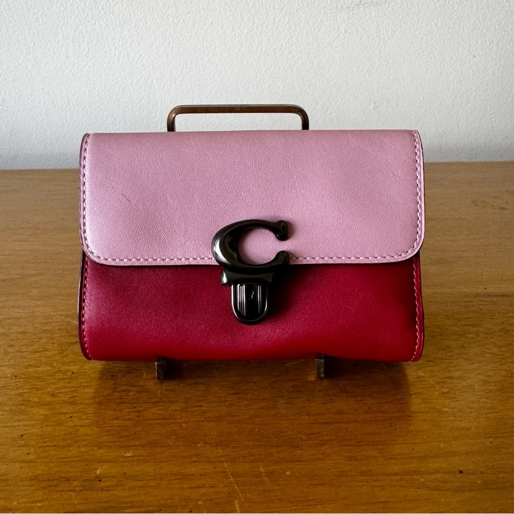 COACH Pink and Red Wallet, Change Purse